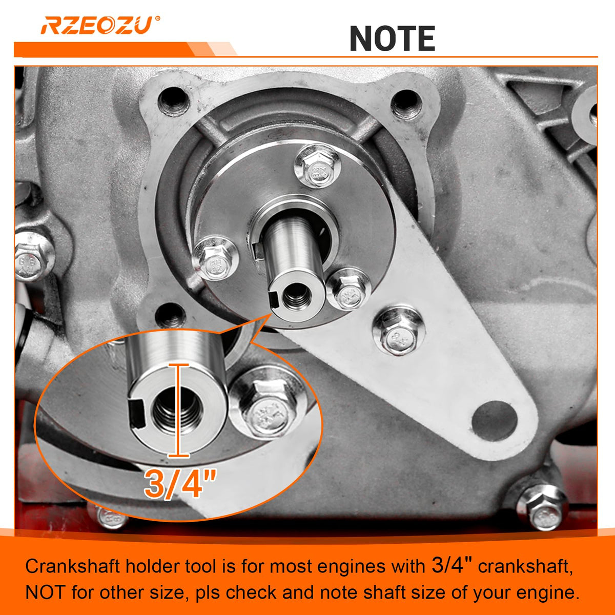 RZEOZU steel bracket close-up highlighting sturdy construction and resistance to bending