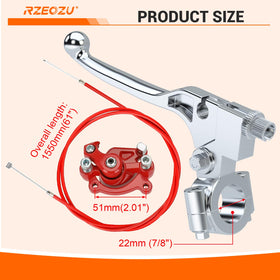 RZEOZU 50-inch throttle cable adjuster detail enabling precise tuning