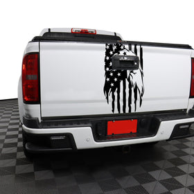 Rzuiytye window at night showing decal visibility and discreet monochrome stance