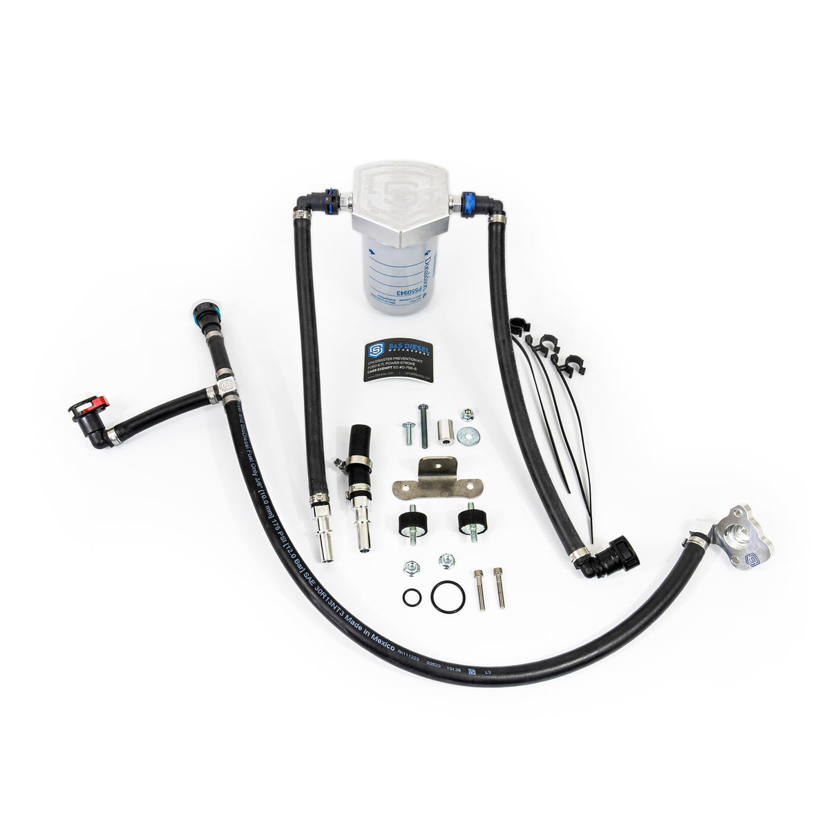 S&S Diesel Motorsport Gen2.1 kit front assembly showing components and benefits