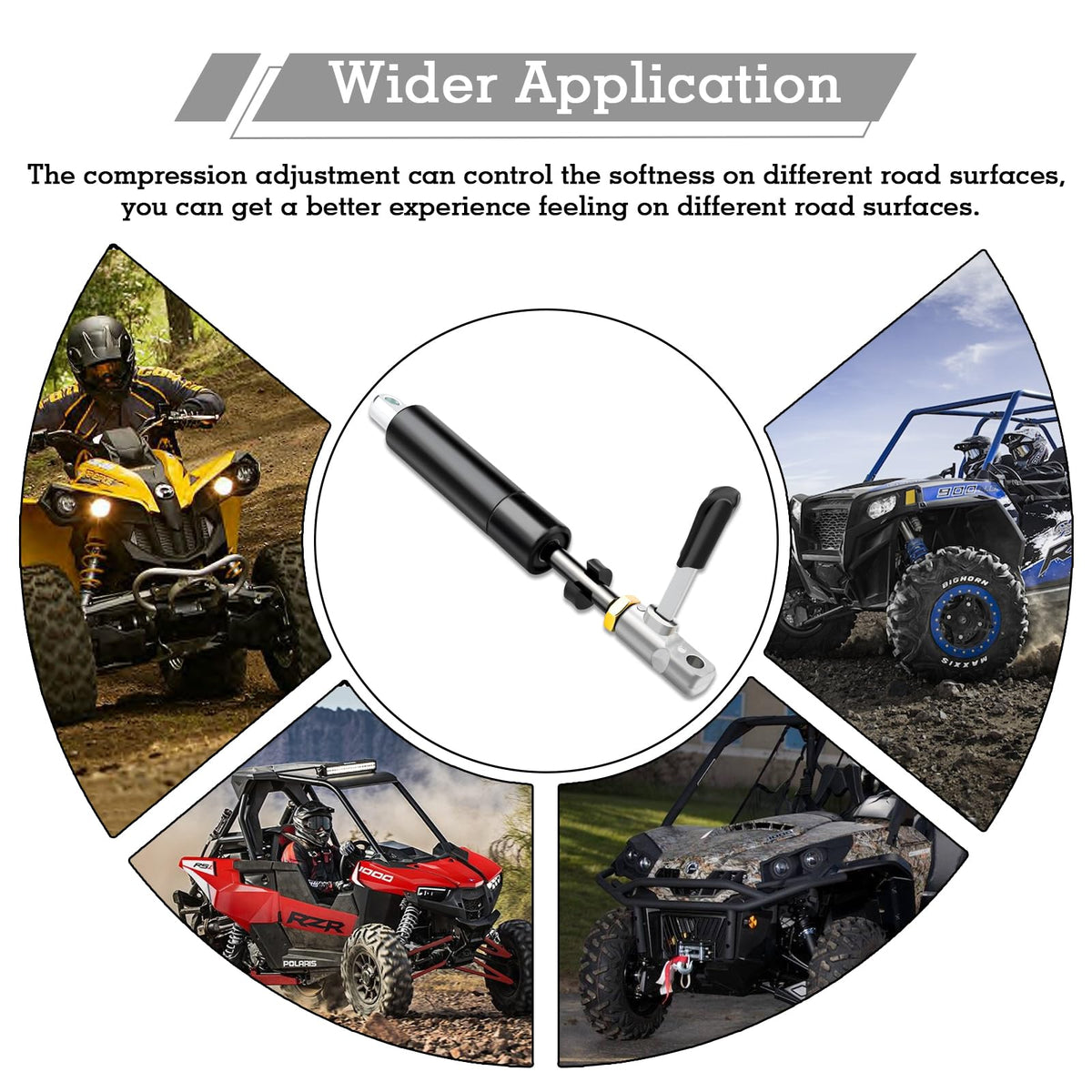 SADIFOKPLY installed on off-road Can-Am vehicle showing improved steering control