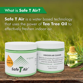 Safe T Air gel texture close-up highlighting smooth gel and active odor-trapping surface