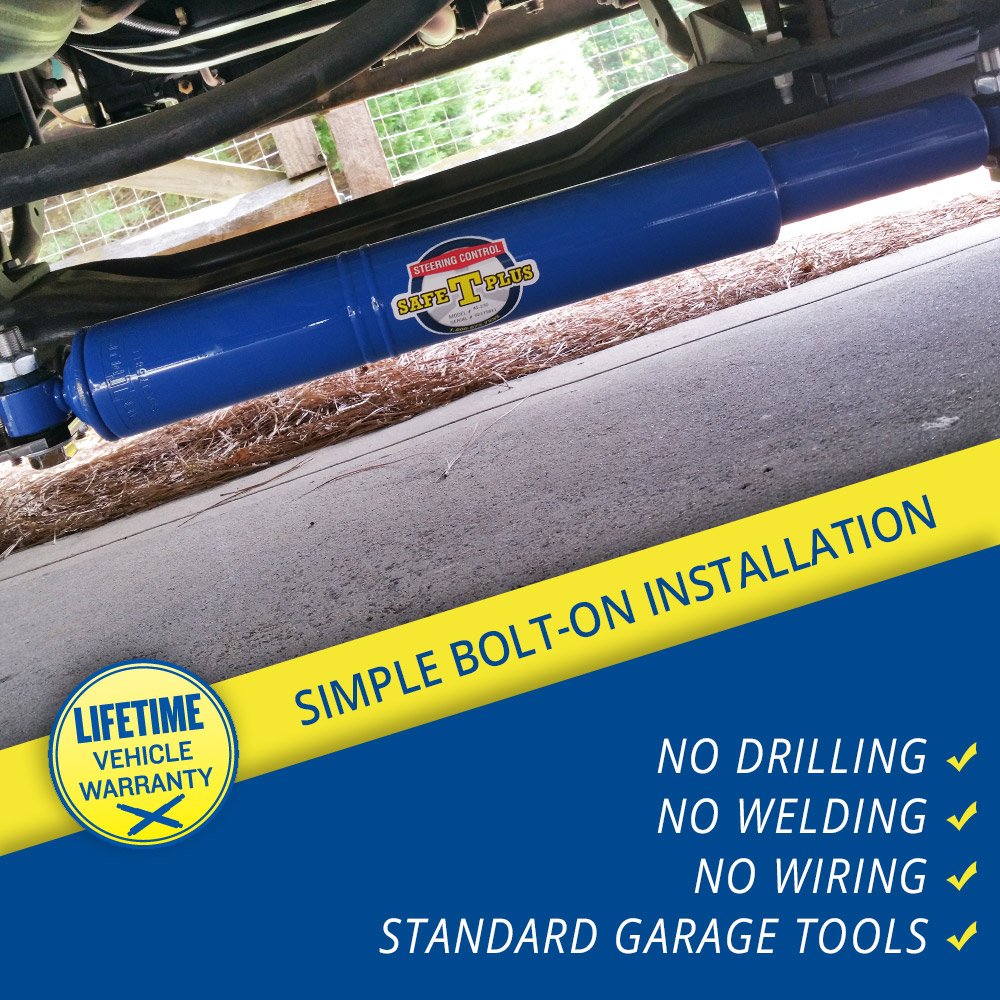 Safe-T-Plus installed on Class A RV demonstrating steadier handling on highway