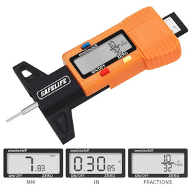 SAFELIFE large LCD closeup clear numbers for faster, easier readings