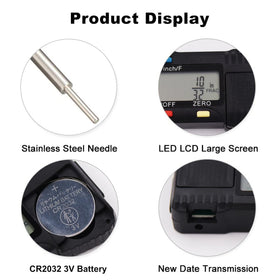 SAFELIFE probe detail demonstrating zeroable tip for precise measurement