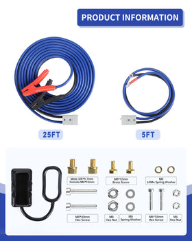 SAFEMATE cables beside hands to show scale and easy handling