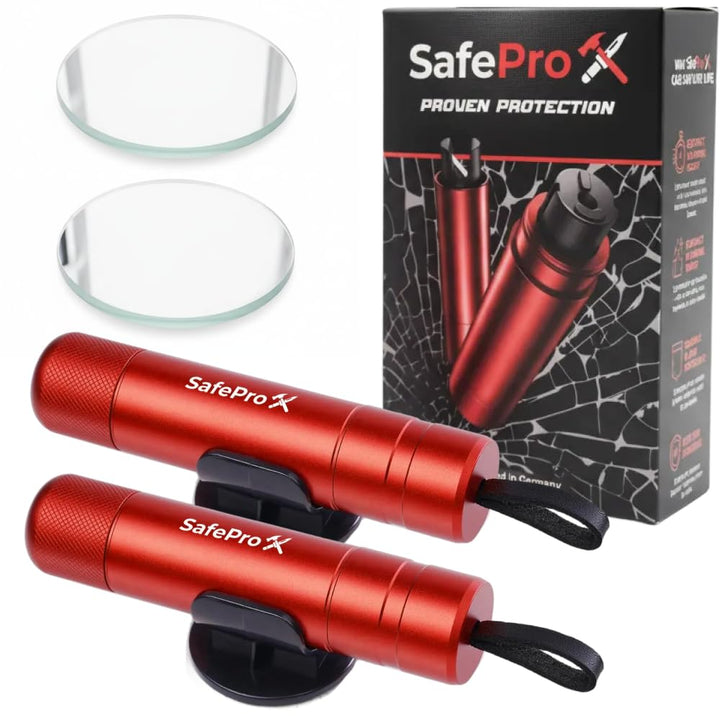 SafePro X front view pack of 2 showing dual tools and quick access benefit