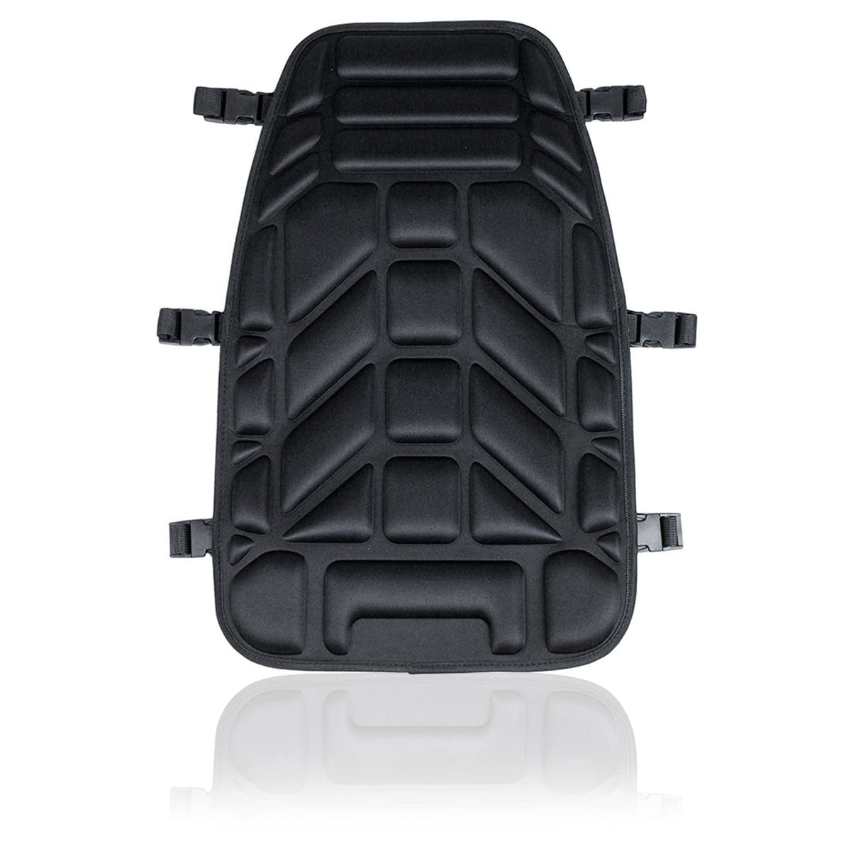 SaferCCTV front view seat cover shows fit and improved comfort