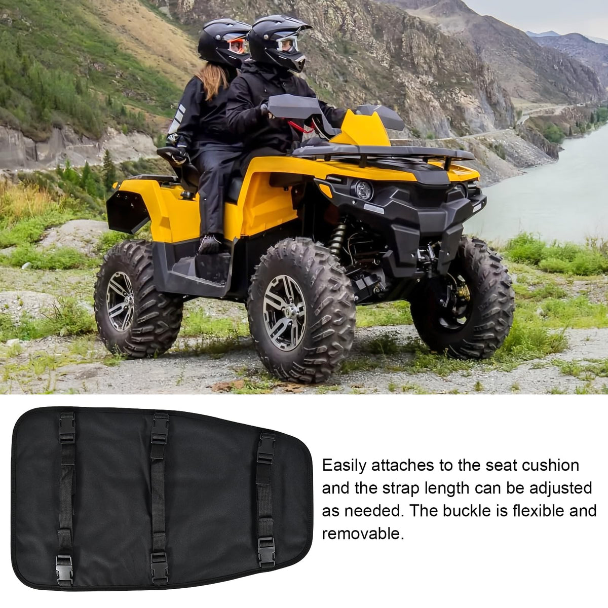 SaferCCTV on-trail lifestyle shot illustrating cooler comfortable ride