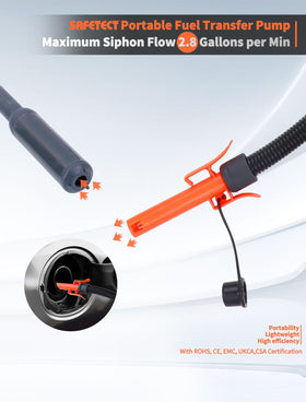Safetect close-up of nozzle sensor that auto-stops to prevent overflows and spills