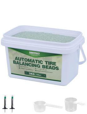 Safetect front packaging showing kit contents and benefit of easy balancing