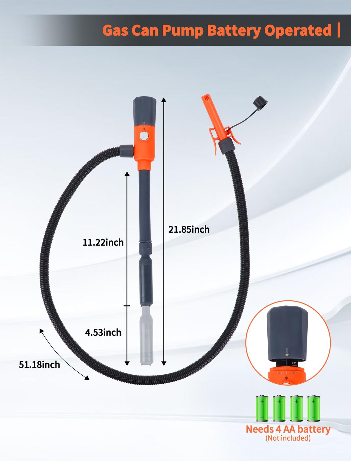 Safetect next to a five-gallon can demonstrating compact size and safe ground-level use