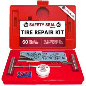 Safety Seal kit open front view showing organized tools and plugs for fast repairs