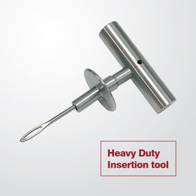 Safety Seal kit next to hand for scale showing portable, professional-sized case