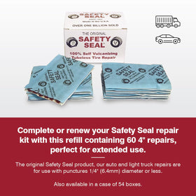 Safety Seal close-up of a 4-inch patch showing precise shape and durability