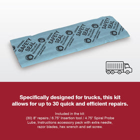 Safety Seal 4.75 inch probe close-up demonstrating precise preparation and debris removal