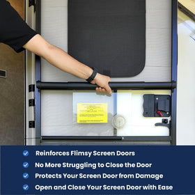 Safoner close-up of the 1-inch ergonomic grip texture for comfortable, secure handling
