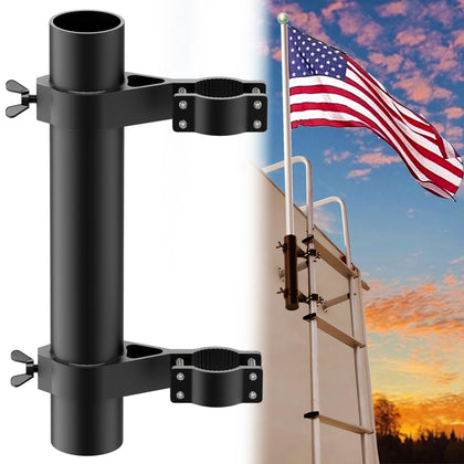 Safoner front profile of aluminum holder showing durable design and secure fit