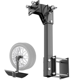 Safoner front-mounted view showing secure tire attachment and clear access
