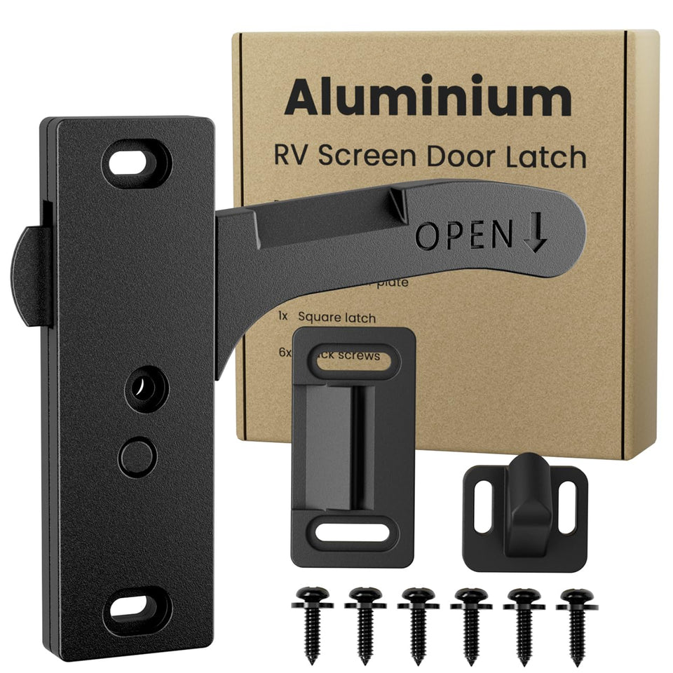 Safoner front packaging showing right handle kit and included parts for quick repair