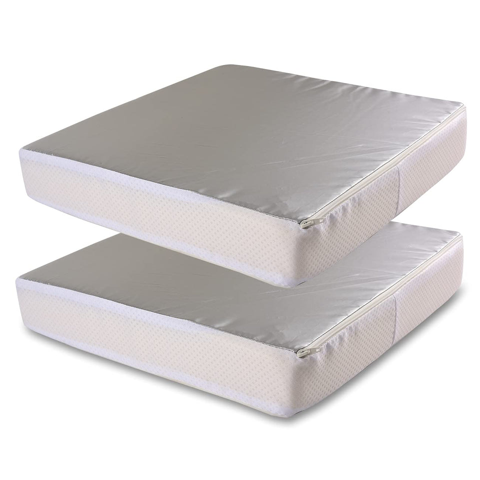 Safoner vent insulator front view showing fit and reflective face for heat reduction