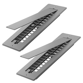 Safoner front view floor register showing clean finish and durable design