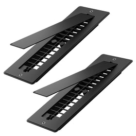 Safoner front view of aluminum floor register showing clean profile and durable build