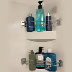 Safoner front view showing corner bar packaging and benefit organized storage