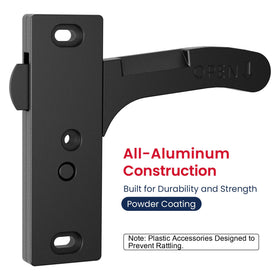 Safoner close-up of machined aluminum handle showing durable corrosion resistance
