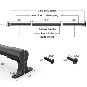 Safoner installation hardware layout with screws and instructions for easy DIY setup
