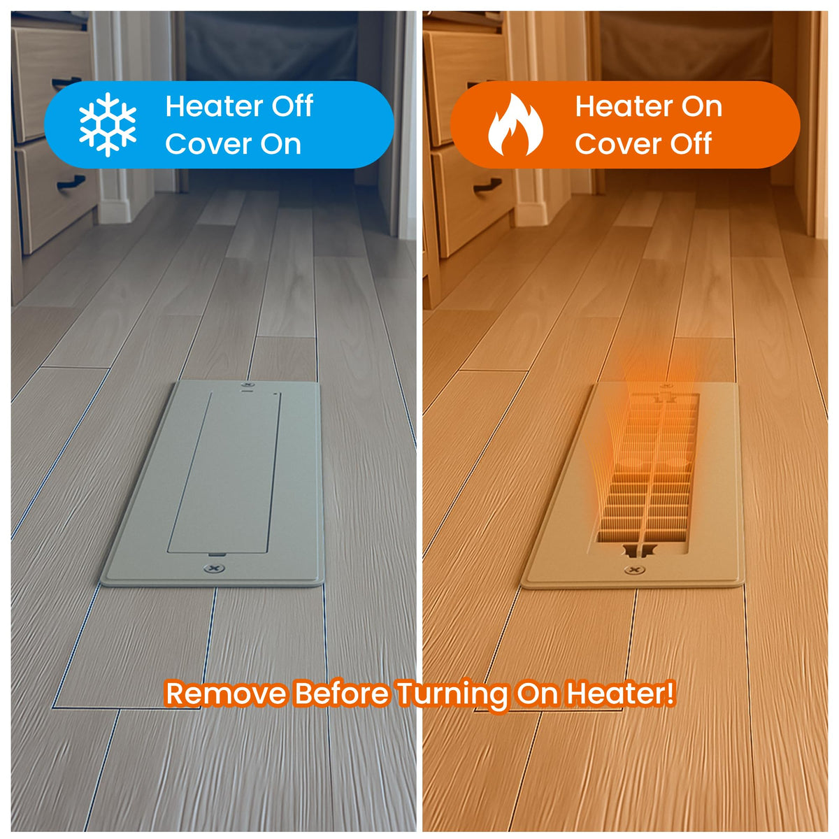 Safoner installed in RV floor demonstrating sleek flush installation