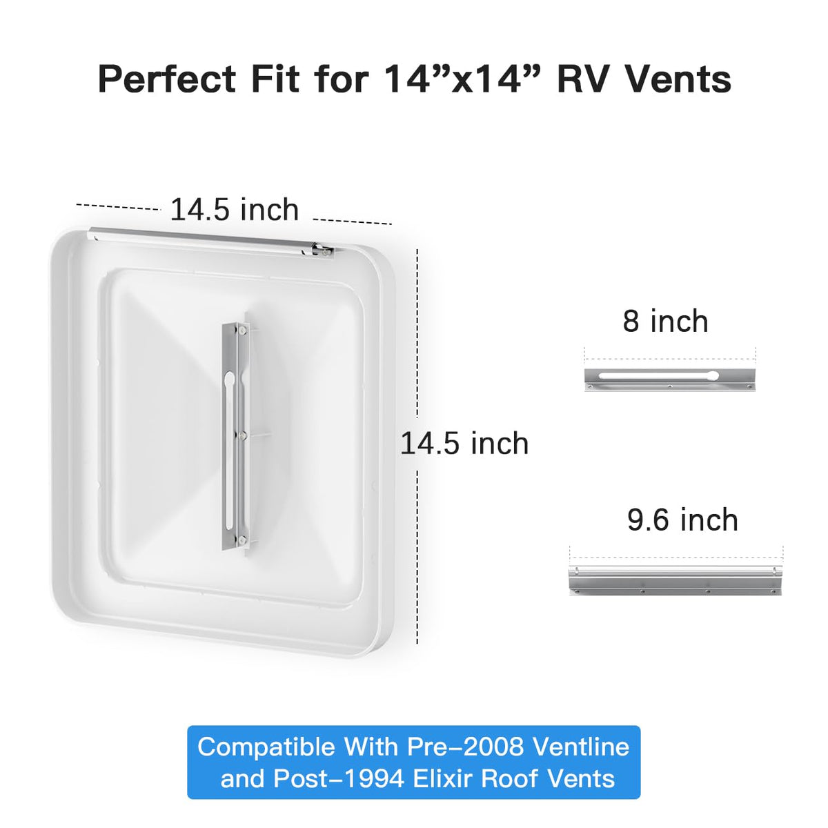 Safoner installed on RV roof demonstrating weather shielding benefit