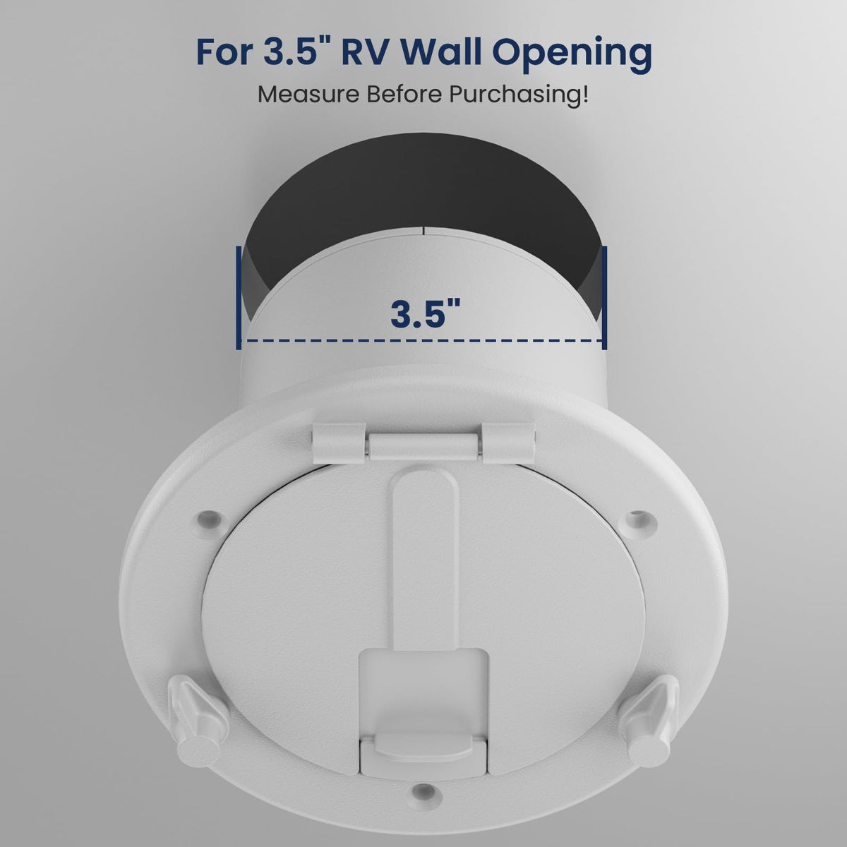 Safoner internal cavity with 50A plug fitted inside for secure storage