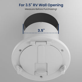Safoner internal cavity with 50A plug fitted inside for secure storage