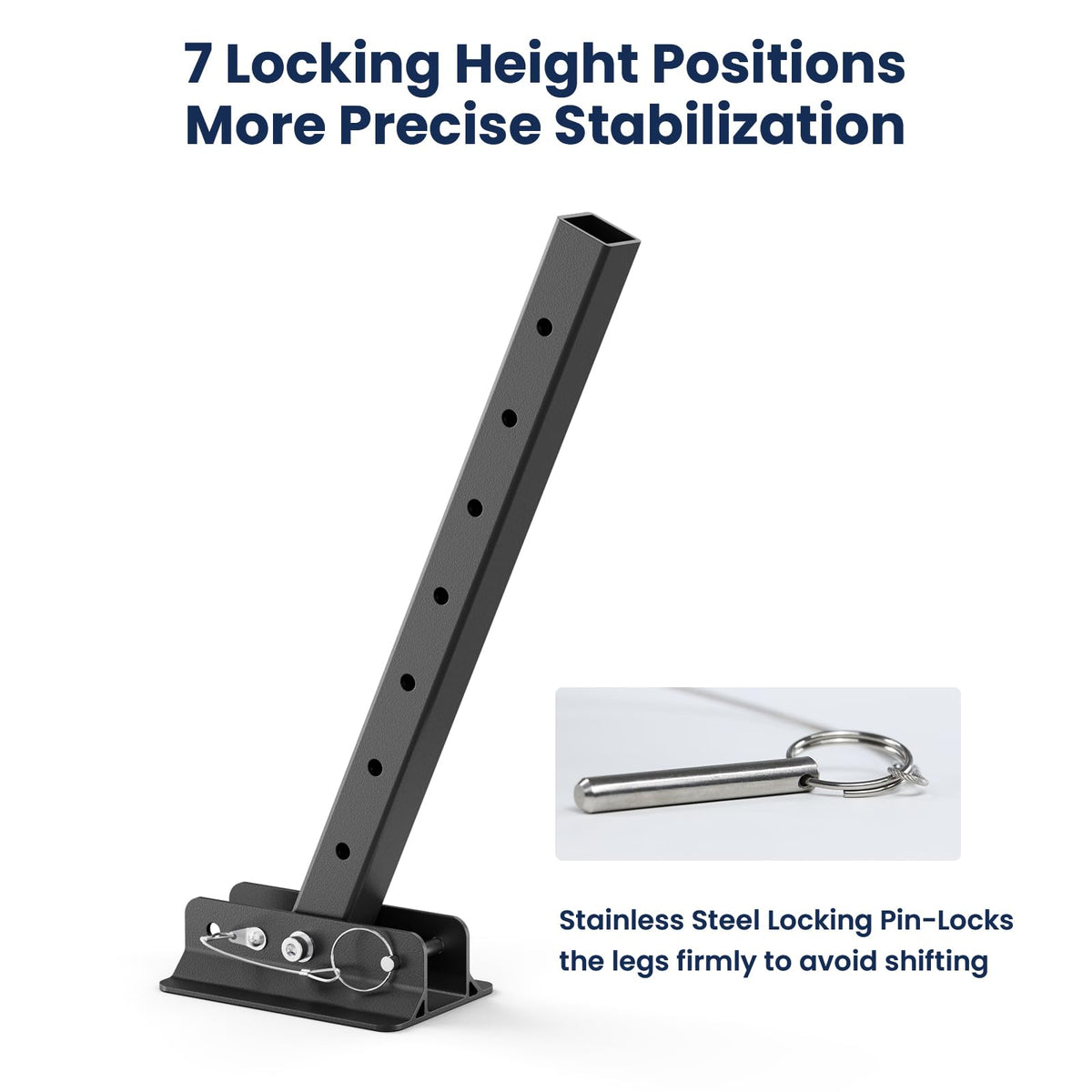 Safoner leg base on ground showing stable contact and load distribution benefit