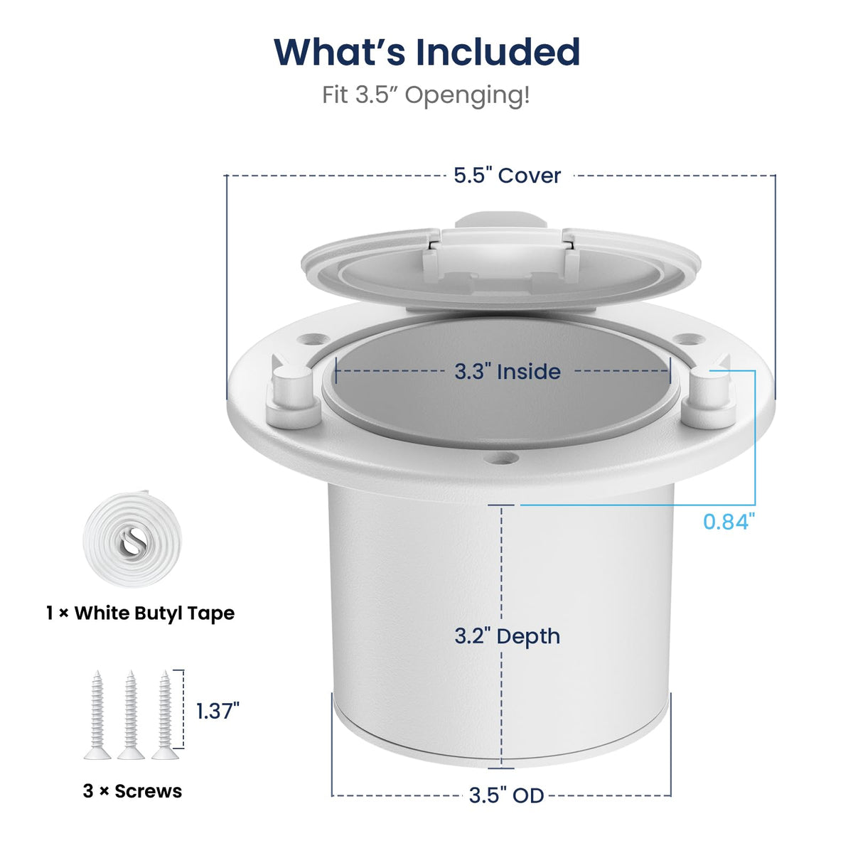 Safoner lid seal pictured repelling water to protect electrical inlet
