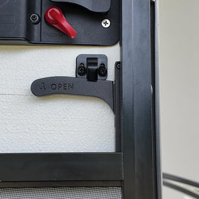 Safoner outside striker view demonstrating correct alignment and smooth operation