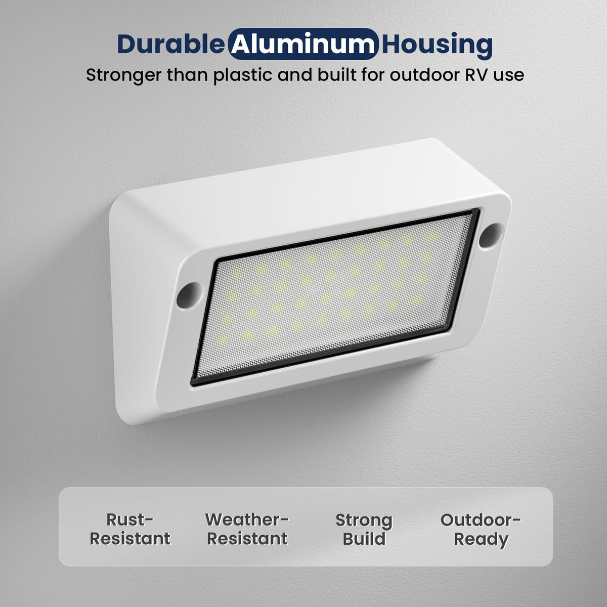 Safoner weather-seal detail showing IP67 protection against moisture