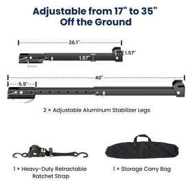 Safoner scale comparison with hand showing lightweight aluminum for easy handling