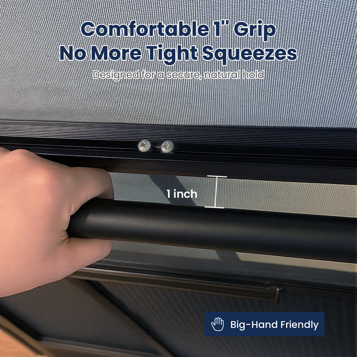 Safoner side profile showing aluminum finish and lightweight durable construction benefit