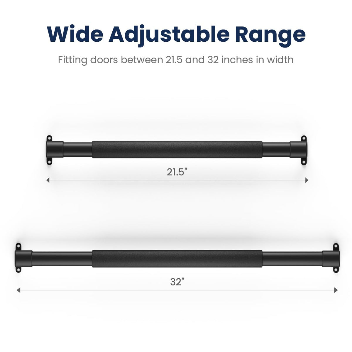 Safoner side profile mounted showing slim aluminum rods and sturdy fit