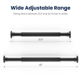 Safoner side profile mounted showing slim aluminum rods and sturdy fit