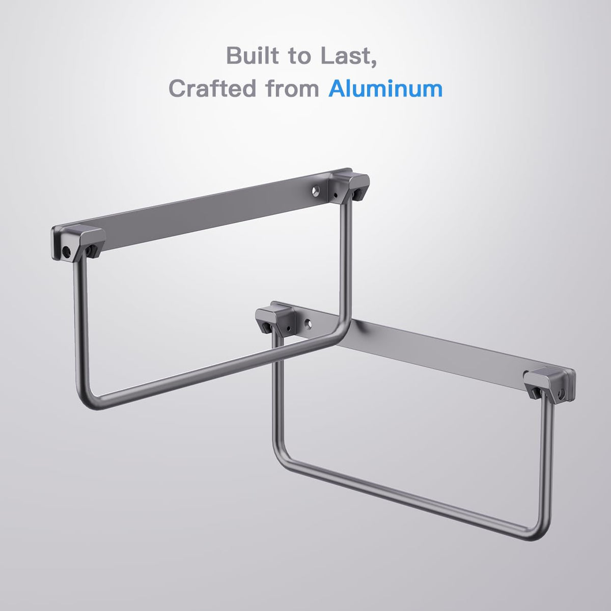 Safoner rack next to boot showing compact size and capacity