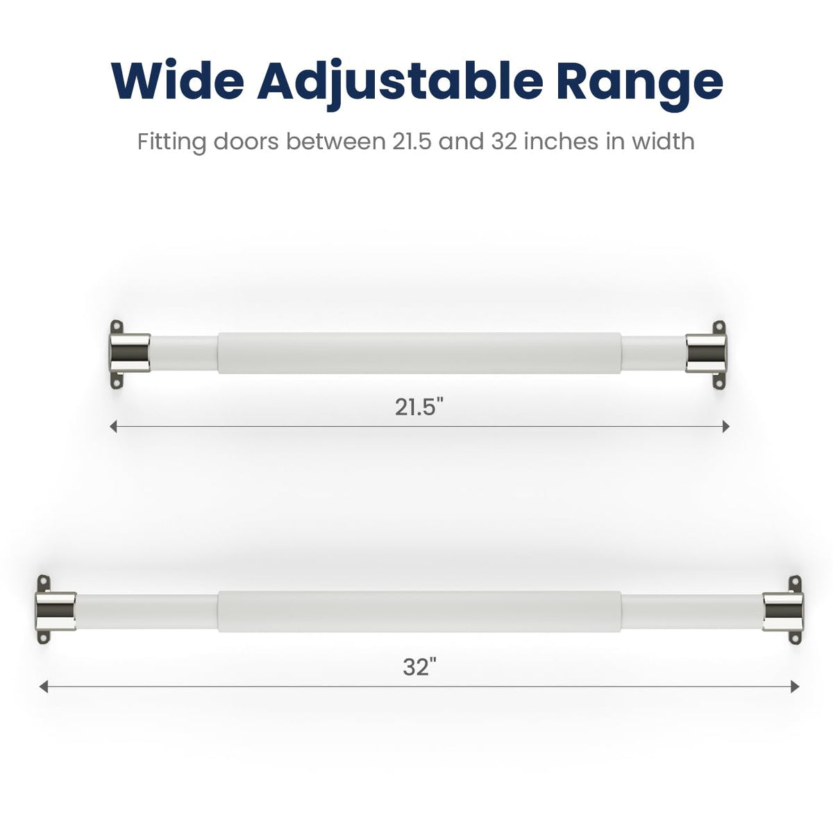 Safoner telescoping rod detail showing adjustable length advantage