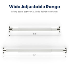 Safoner telescoping rod detail showing adjustable length advantage