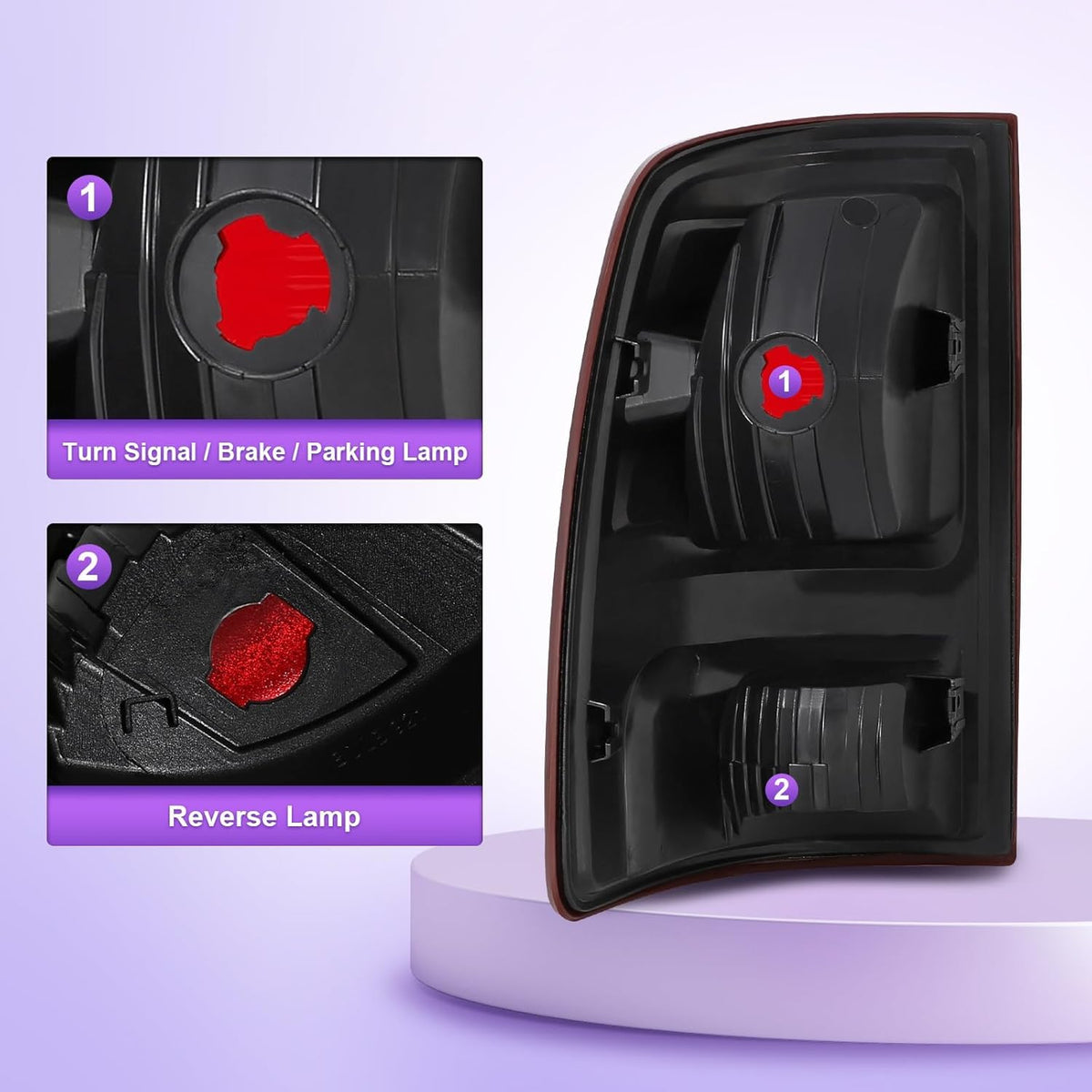Sagnod Auto taillight installed on Dodge Ram demonstrating OEM-style fit