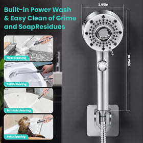 Saidrip handle with water pause button for one-handed flow control and easy water saving
