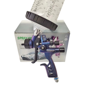 saigaole spray gun front view showing blue finish and compact design for easy handling