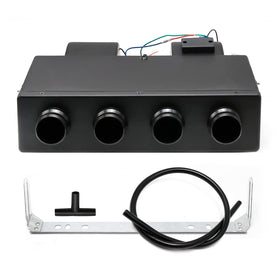 Saihisday front unit showing under-dash assembly and compact profile for easy fit