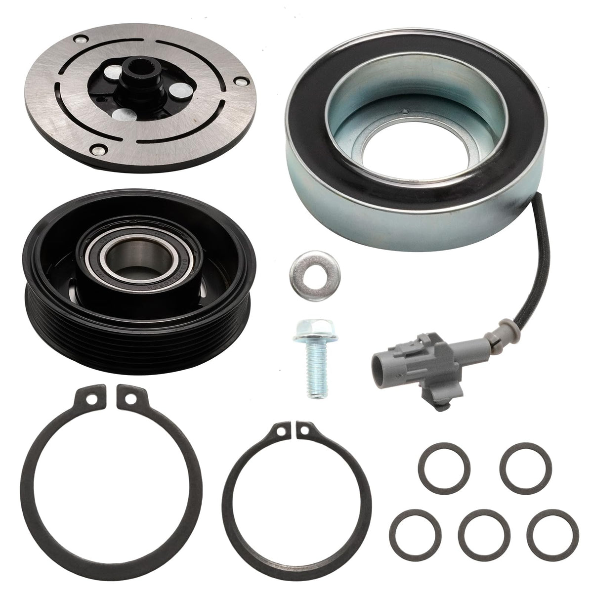 Saihisday front view AC compressor clutch showing fitment and benefits